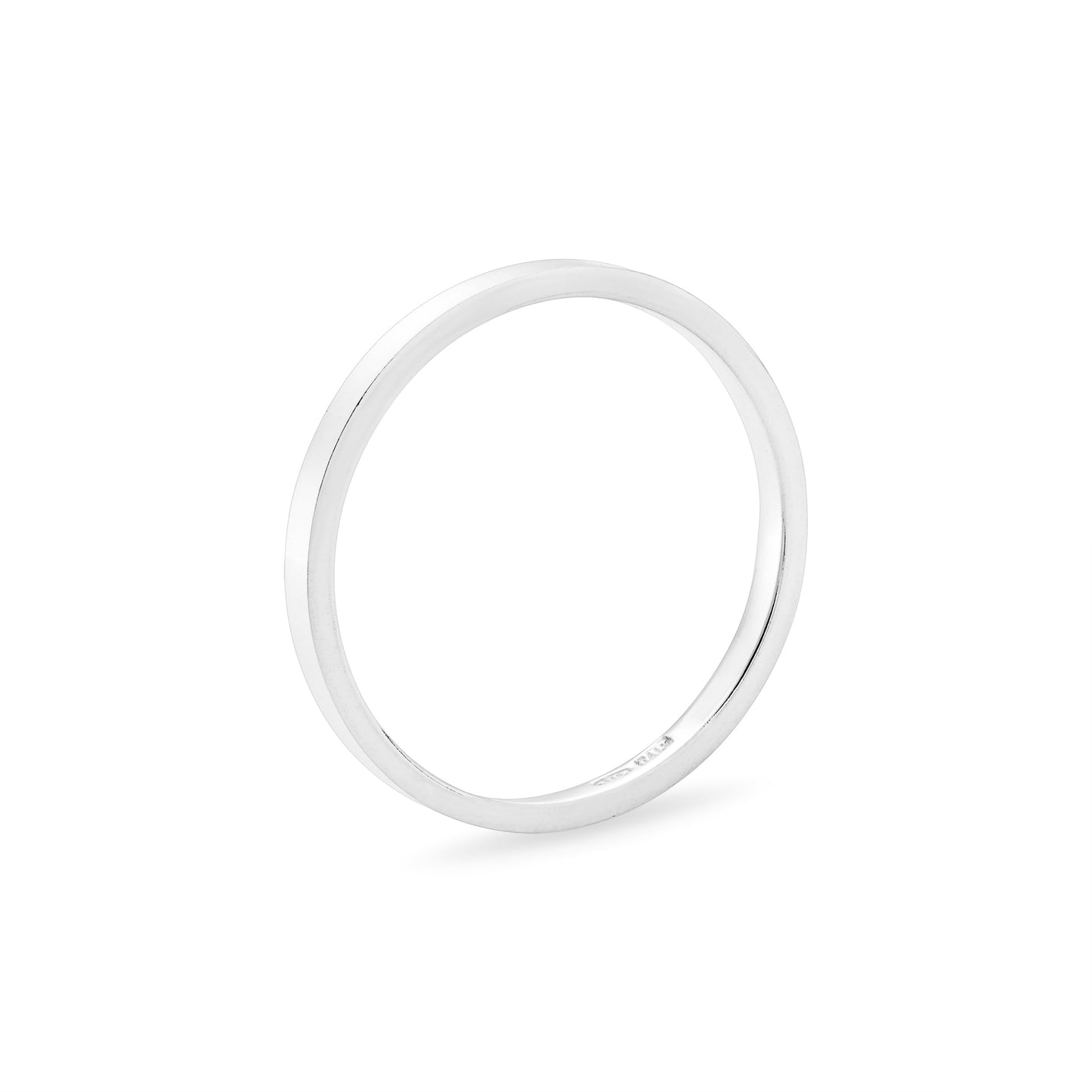 Miabella 925 Sterling Silver Flat Comfort Fit Band Ring for Women and Men 2mm, 4mm, 6mm Made in Italy