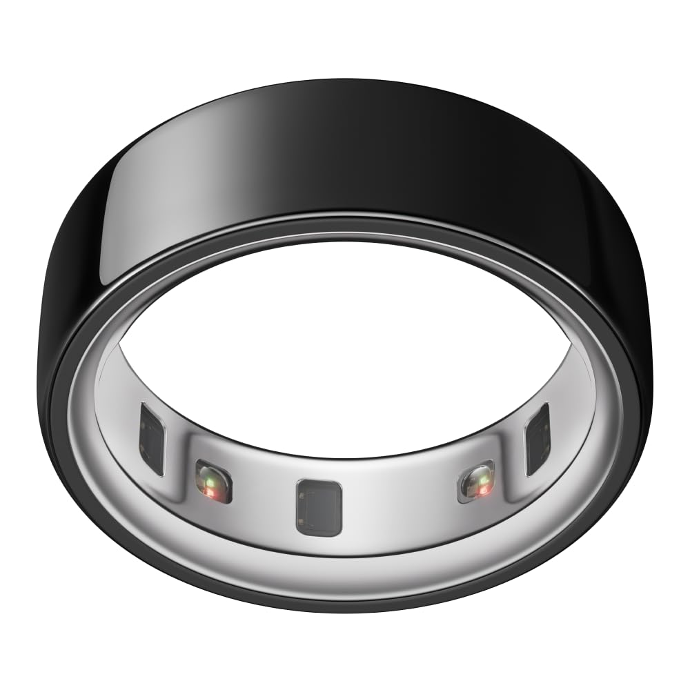 Oura Ring 4 - Silver - Size 10 - Smart Ring - Size First with Oura Ring 4 Sizing Kit - Sleep Tracking Wearable - Heart Rate - Fitness Tracker - Up to 8 Days of Battery Life